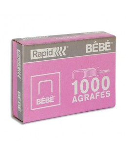 Boîte de 1000 agrafes Bébé (8/4) - Rapid®
