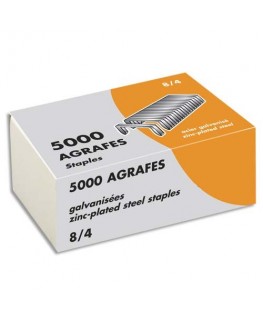 Boîte 5000 agrafes galvanisées 8/4 - Wonday®