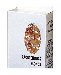 Boîte distributrice de 100g de caoutchouc blond étroits 40 x 1.5 mm - Wonday®