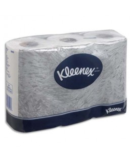 Colis de 6 rouleaux 150 feuilles de papier toilette Kleenex ultra douceur - Kleenex® by Kimberly-Clark