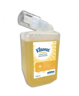 Cartouche de 1 litre de savon mousse Luxury Energy jaune parfum Arbre à thé - Kleenex®