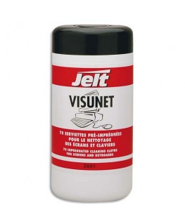 Boîte distributrice de 70 lingettes Visunet antistatiques - Jelt®