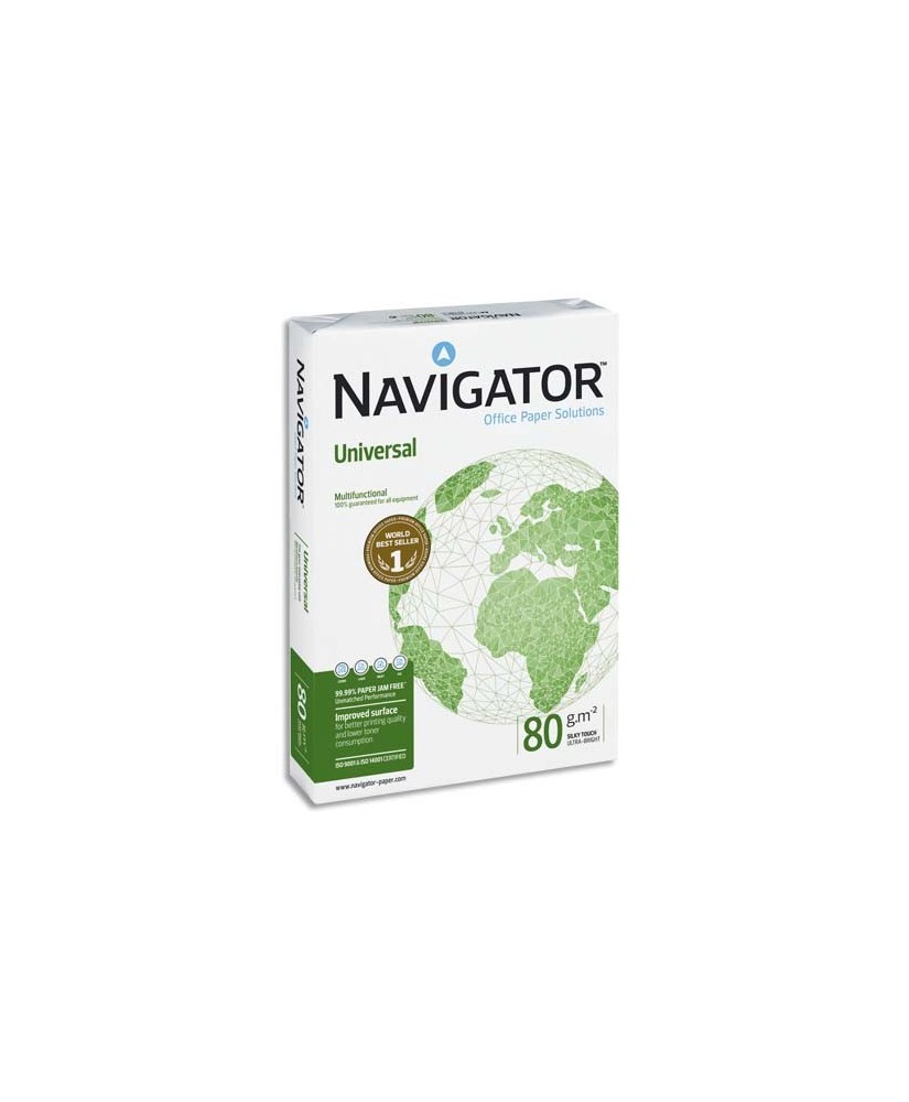 Ramette de 500 feuilles blanc Navigator Universal 80g CIE 169 - Navigator