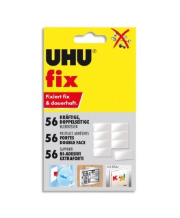 Boîte de 50 pastilles pré-découpées double-face Fix en mousse - UHU®
