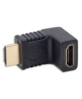 Boîte adaptateur HDMI Mâle/Femelle coudé 90° - DCU Tecnologic