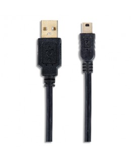 Câble USB 3.0 vers mini USB mâle 1.5 m - DCU Tecnologic