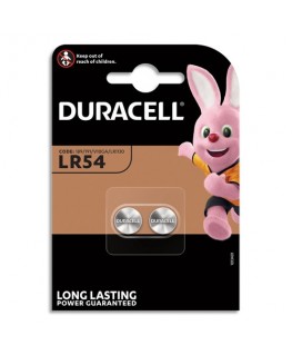Blister de 2 piles Alcalines LR54 Duralock pour appareils électroniques - Duracell®