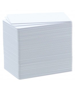Lot de 100 cartes Badgy PVC épaisses (30 mil - 0.76 mm) CBGC0030W - Evolis
