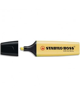 Surligneur pointe biseautée Stabilo® BOSS® Original® Pastel jaune